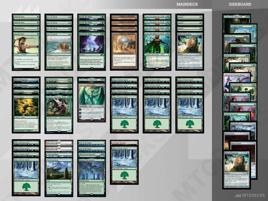 Arena Historic History of Ramp Nissa deck by Gainsay • MTG DECKS