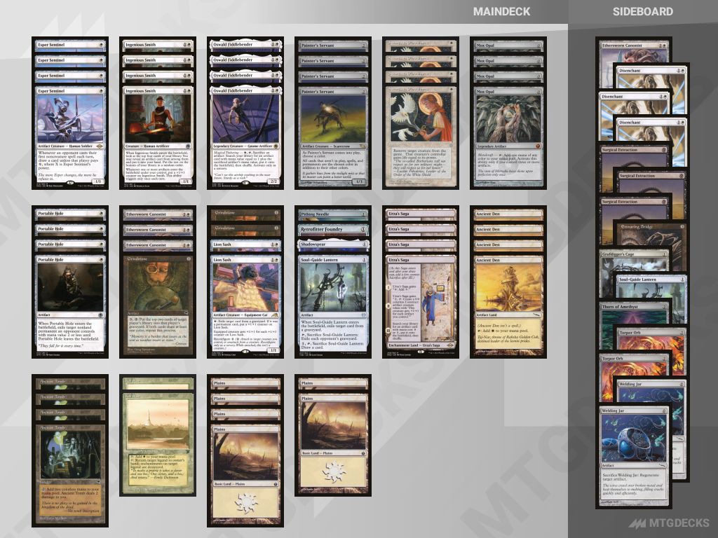 Oketra's Angels Casual Competitive Mono White MTG Deck Modern, Pioneer, or  Legacy Legal 