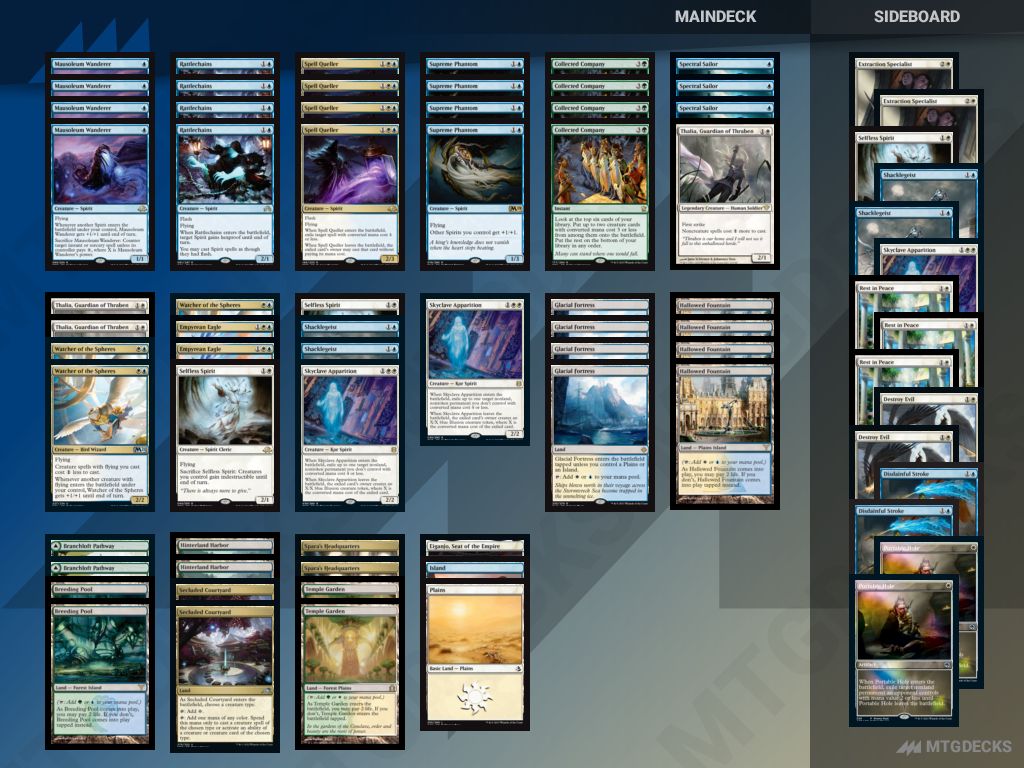 Pioneer Spirit deck by Kawai Shota • MTG DECKS