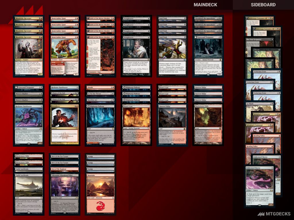 CM Games Cedar Bluff Premium Pioneer RCQ May 30 MTG DECKS