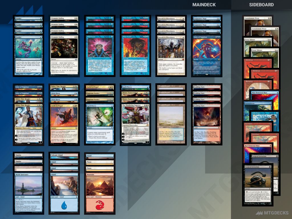 Legacy Jeskai Control deck by Joe Brennan • MTG DECKS