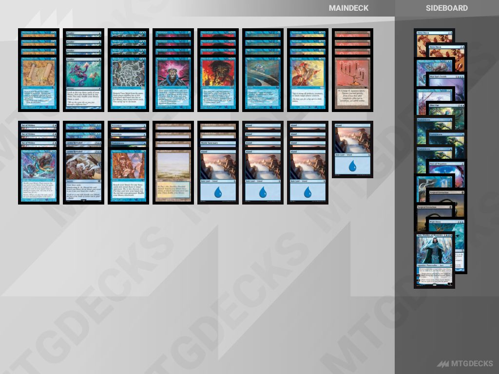 MTG Legacy High Tide top decks • MTG DECKS