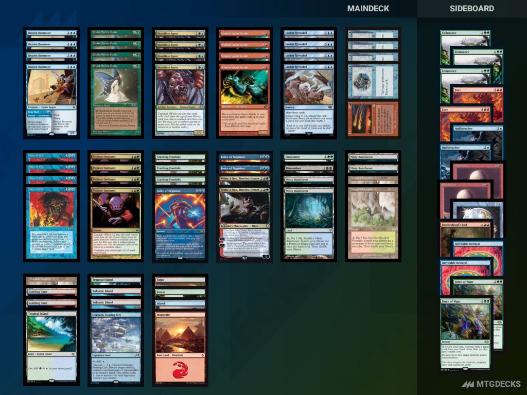 Legacy Cascade Rhino deck by Pierre-emmanuel Cousty • MTG DECKS