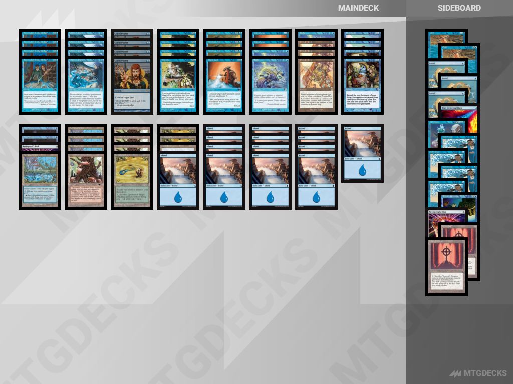 MTG Premodern Tide Control top decks • MTG DECKS