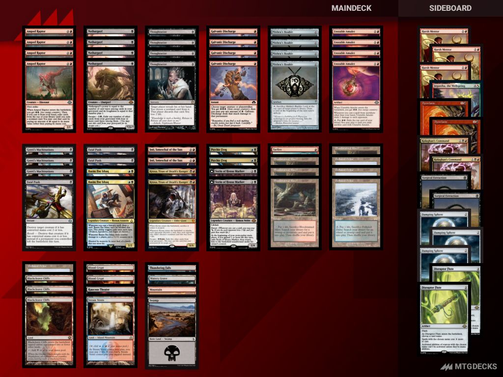 グリクシスエネルギー デッキ Modern グリクシスエネルギー deck by Tsukada Suguru • MTG DECKS