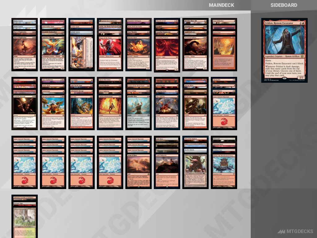 Duel-Commander Feldon deck by Raphael Barte • MTG DECKS