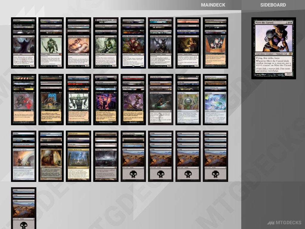 X 1 Mirri la maudite / Mirri the Cursed FOIL FRENCH EX Planar Chaos