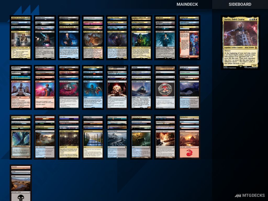 mtg dalek commander deck MTG Commander Deck EDH Deck Nicol Bolas, the Ravager 100 Magic Cards   Moonveil Games
