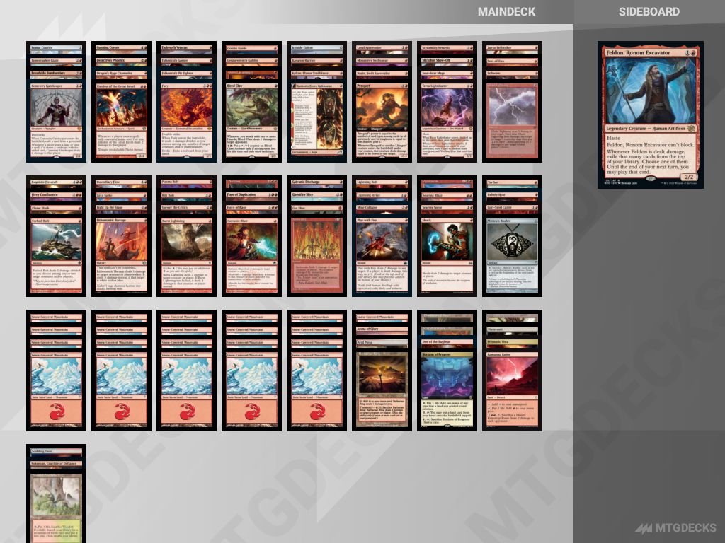 Duel-Commander Feldon, Ronom Excavator deck by Byvci • MTG DECKS