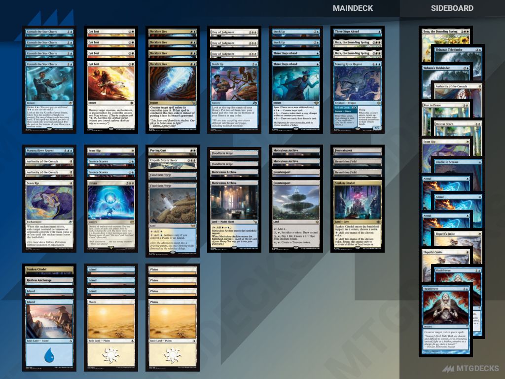 Standard Azorius Control deck by Ichiwaki Fumihiro • MTG DECKS