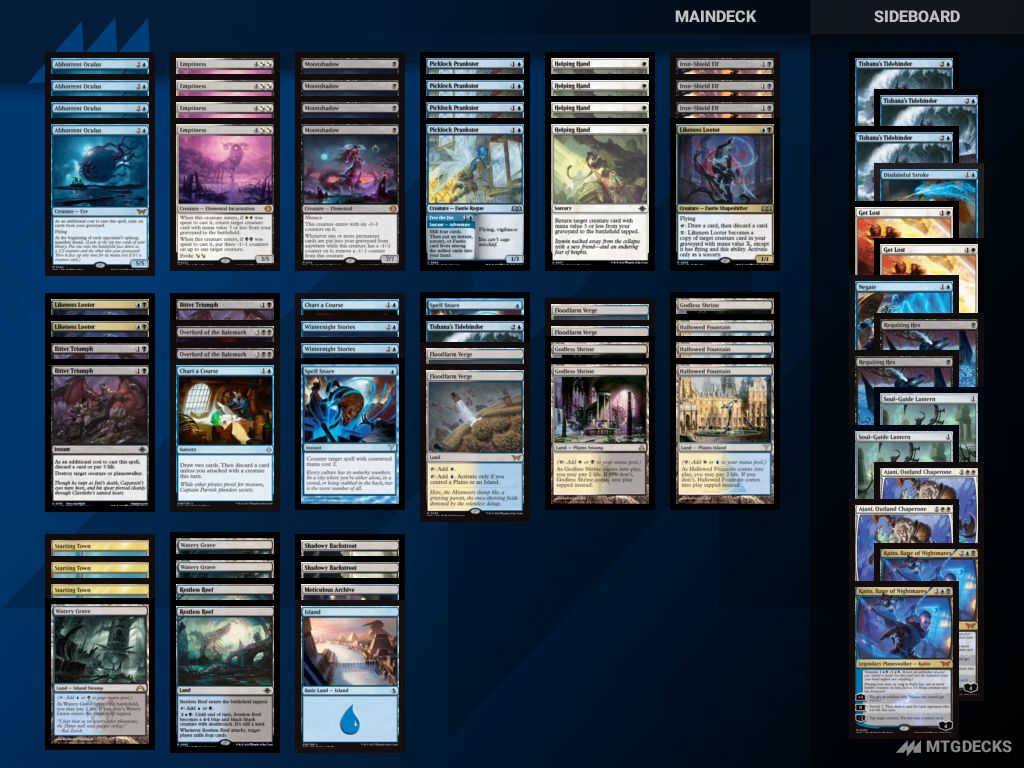 Standard Esper Oculus deck by DB_Cabrito_Montes • MTG DECKS