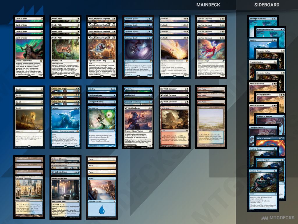 Modern Azorius Blink deck by yriel  MTG DECKS