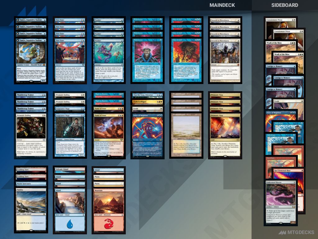 Legacy Jeskai Control deck by Kanayama Yuki • MTG DECKS