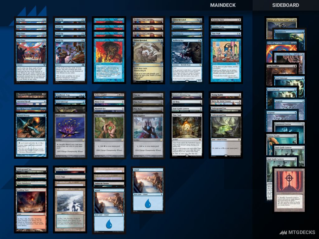 MTG Vintage Tinker - 342 top decks • MTG DECKS