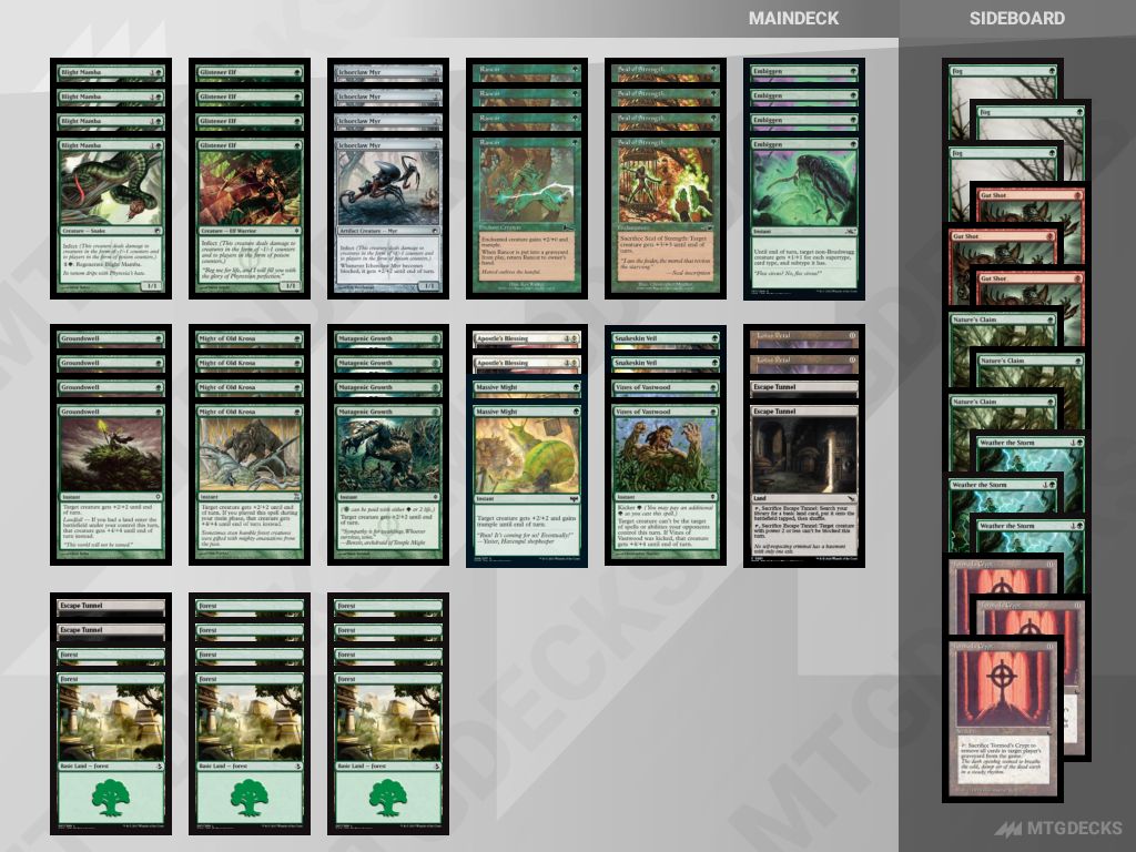 MTG Pauper Infect - 632 top decks • MTG DECKS
