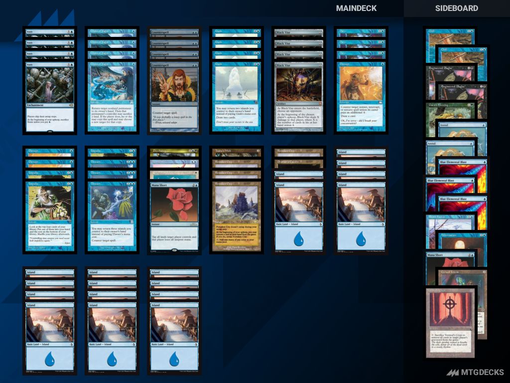 MTG Premodern Stasis - 883 top decks • MTG DECKS